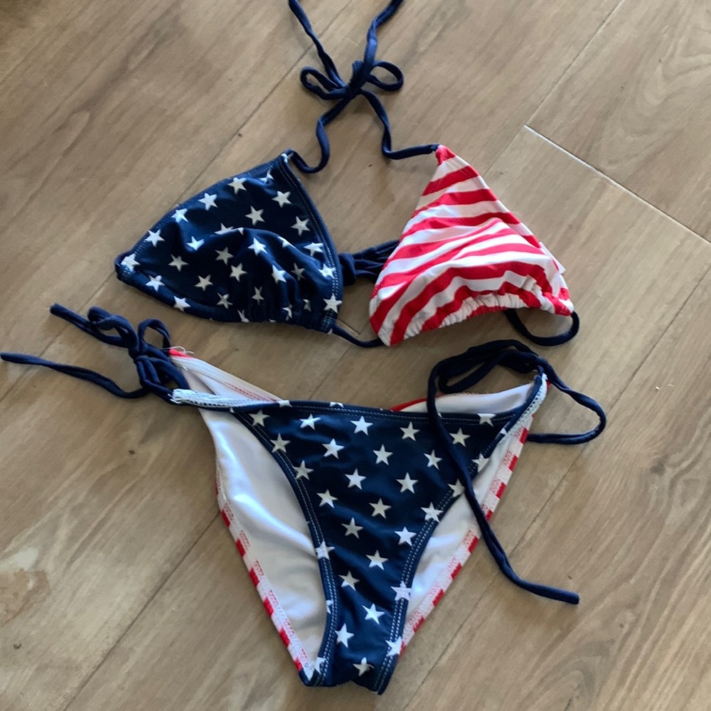 Red, White and Blue Bikini